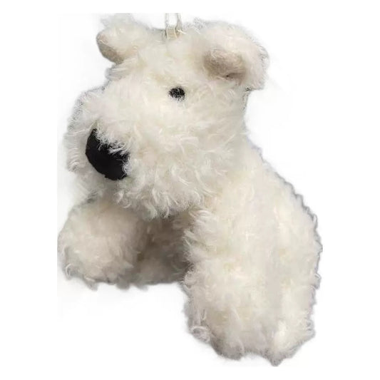 Cute Westie Plush Charm Keychain & Bag Decor – Playful Puppy Figurine