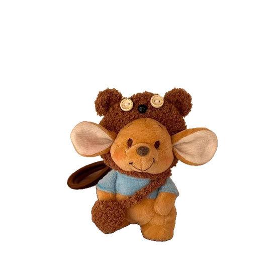 Kangaroo Xiaodou Plush Doll Bag Charm & Car Keychain